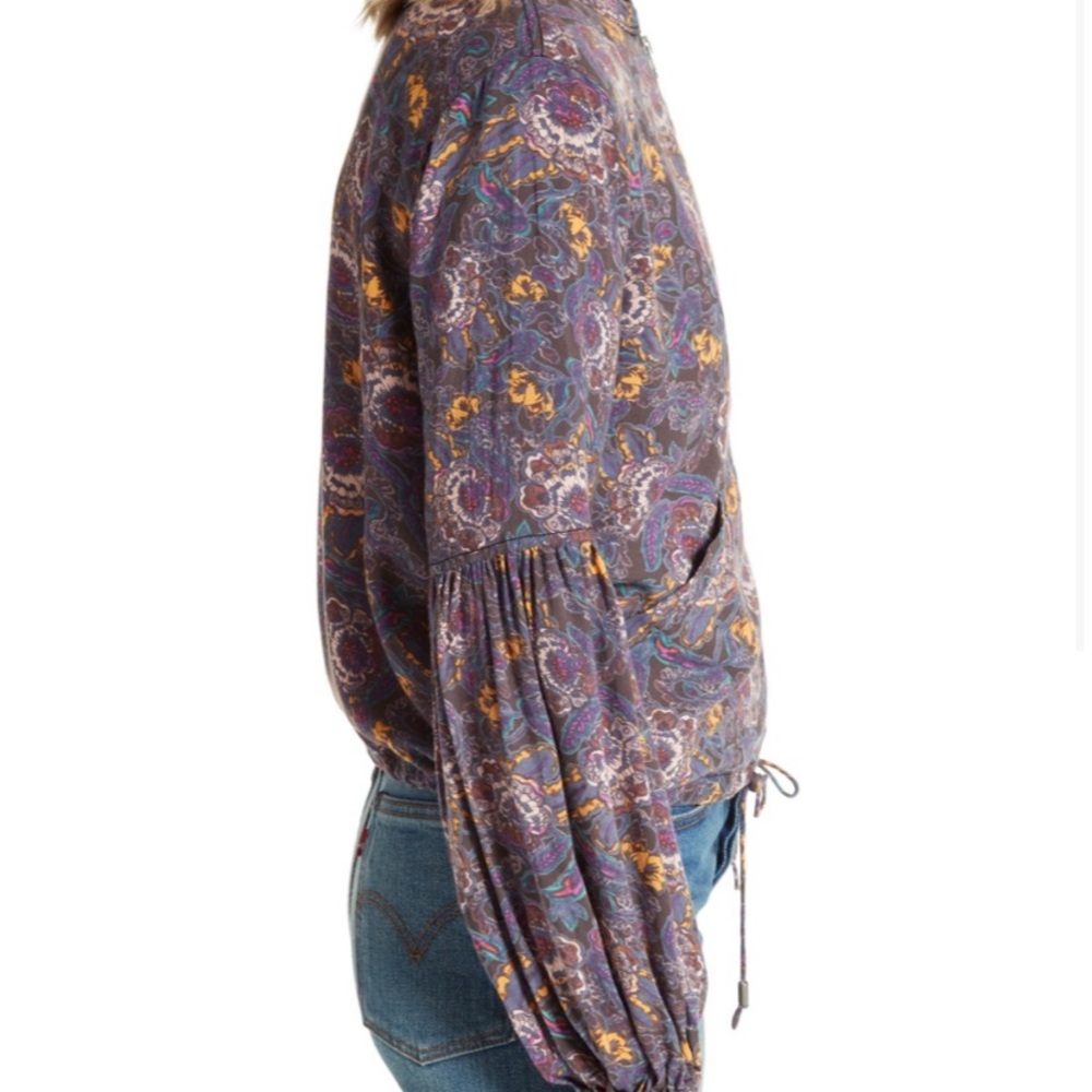 Free People bell sleeve jacket - Picture 2 of 6